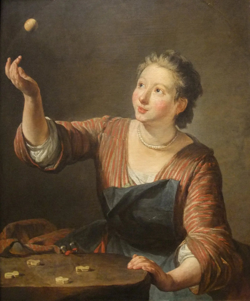 Les Osselets - Jean Siméon Chardin