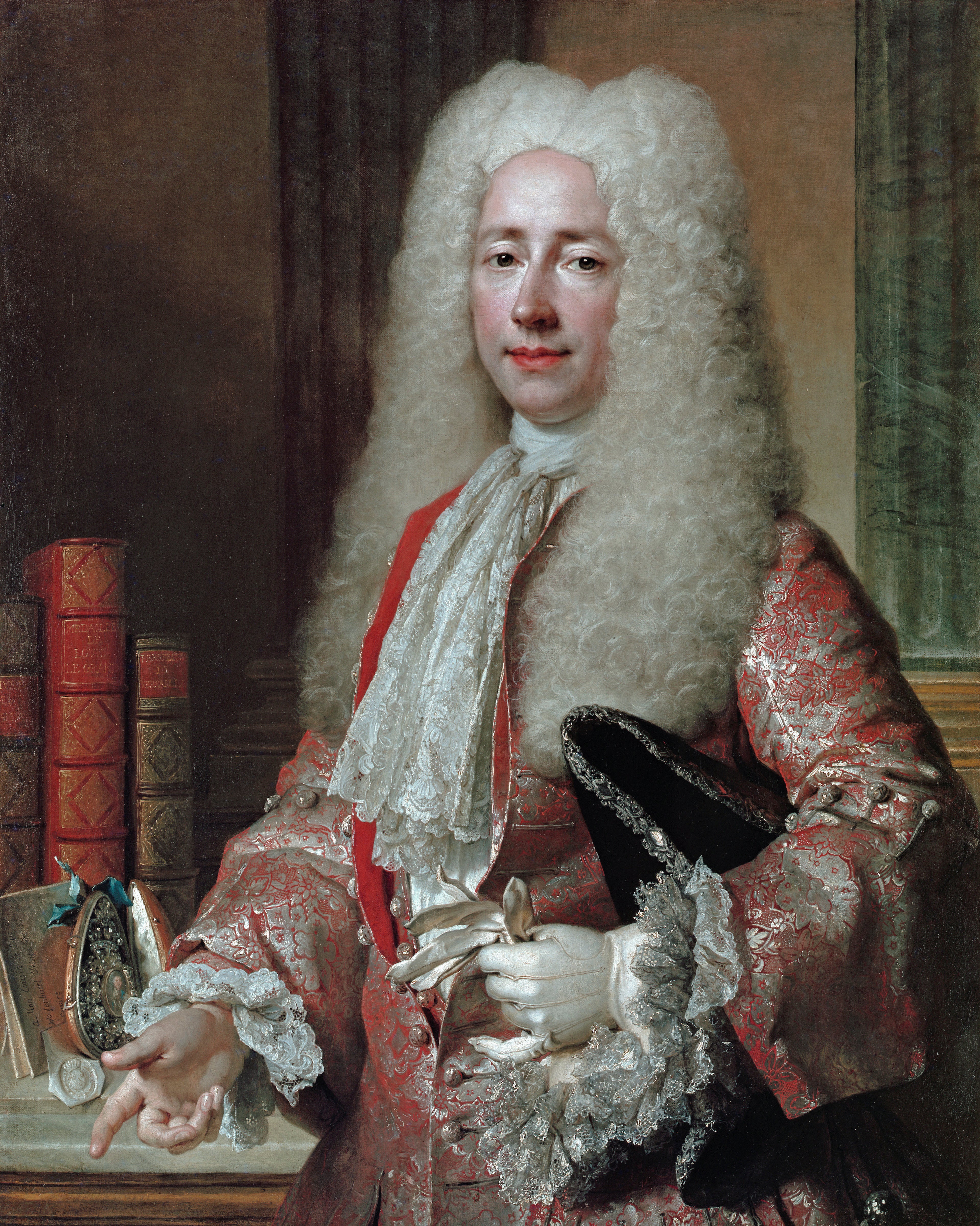 Portrait de Conrad Detlef, comte de Dehn - Nicolas de Largillière