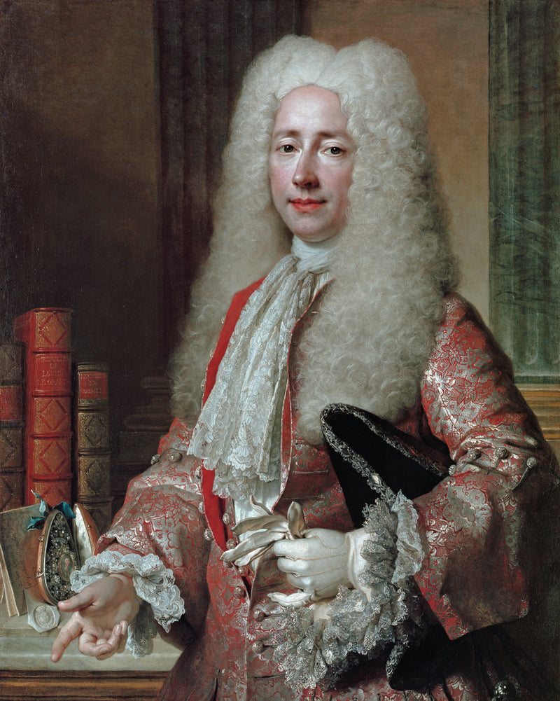 Portrait de Conrad Detlef, comte de Dehn - Nicolas de Largillière