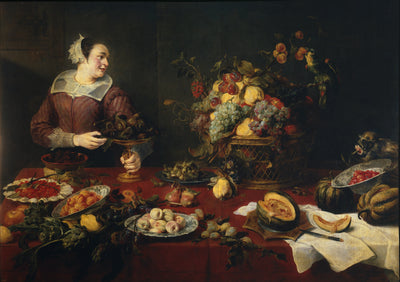 Nature morte avec une servante - Frans Snyders