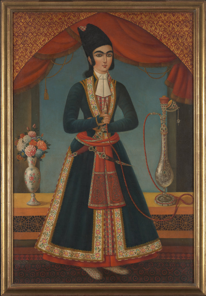 Portrait d’un jeune prince - Atelier persan anonyme