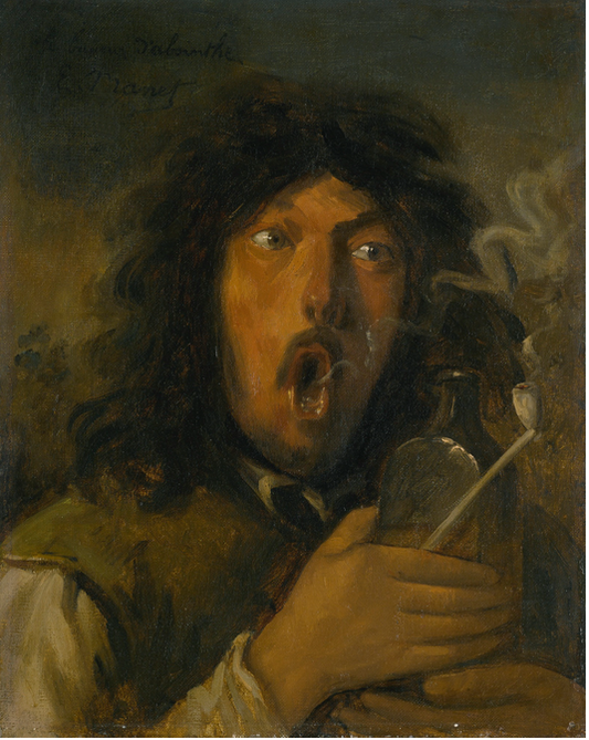 Reproduction du tableau « Buveur d'absinthe - Édouard Manet » par Alpha Reproduction en peinture à l’huile
