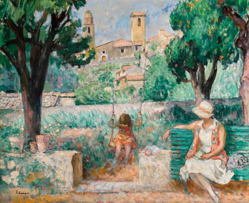 Le Cannet, la Balançoire - Henri Lebasque