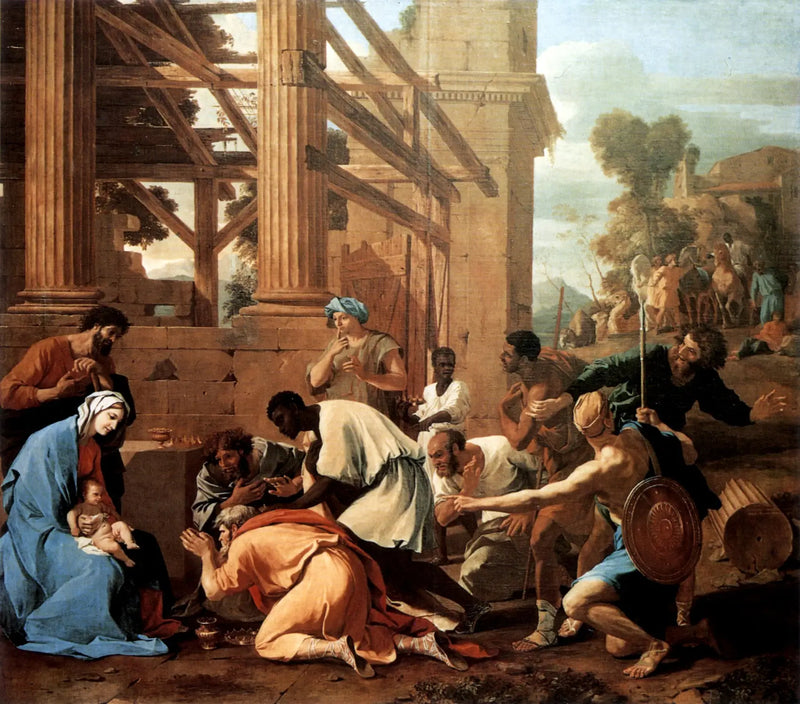 The Adoration of the Magi - Nicolas Poussin