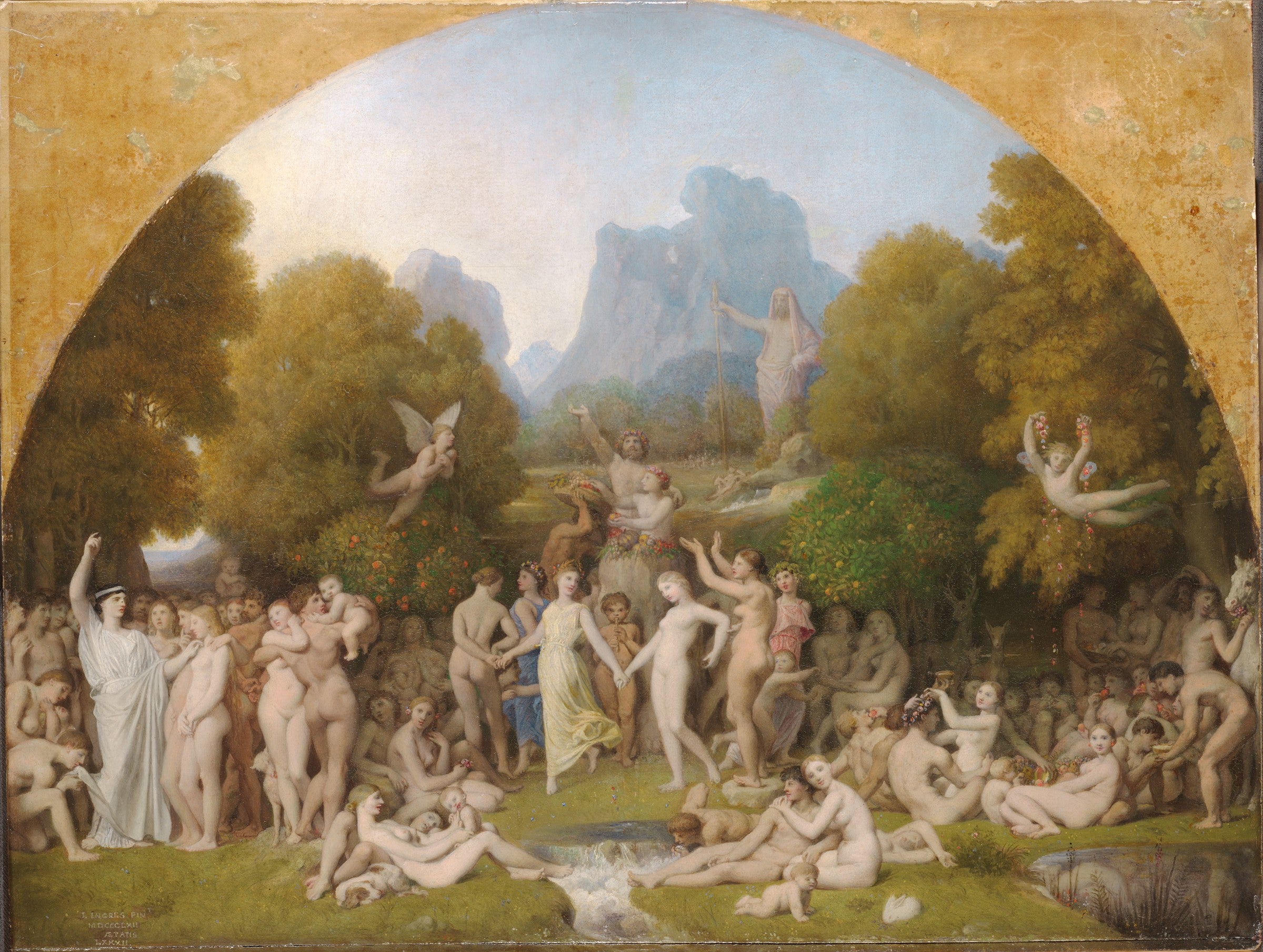 The Golden Age - Jean-Auguste-Dominique Ingres