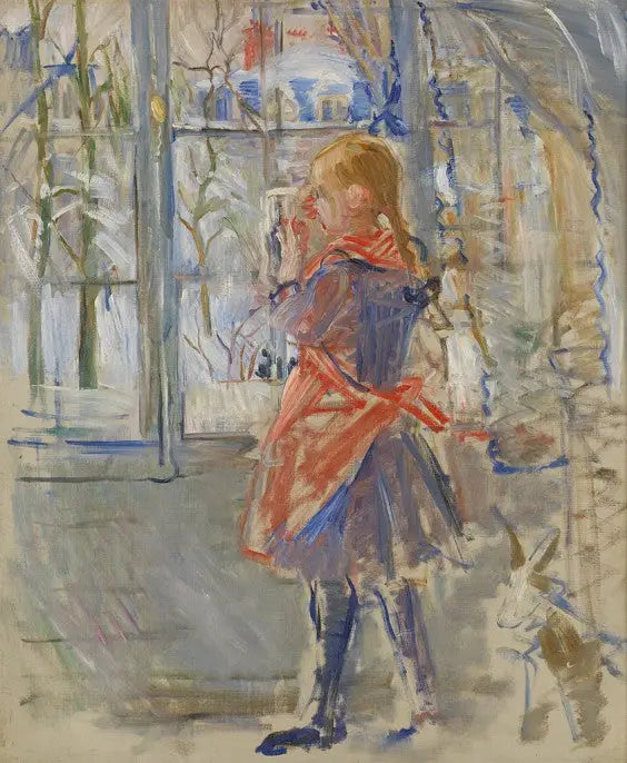 The Child in the Red Apron - Berthe Morisot