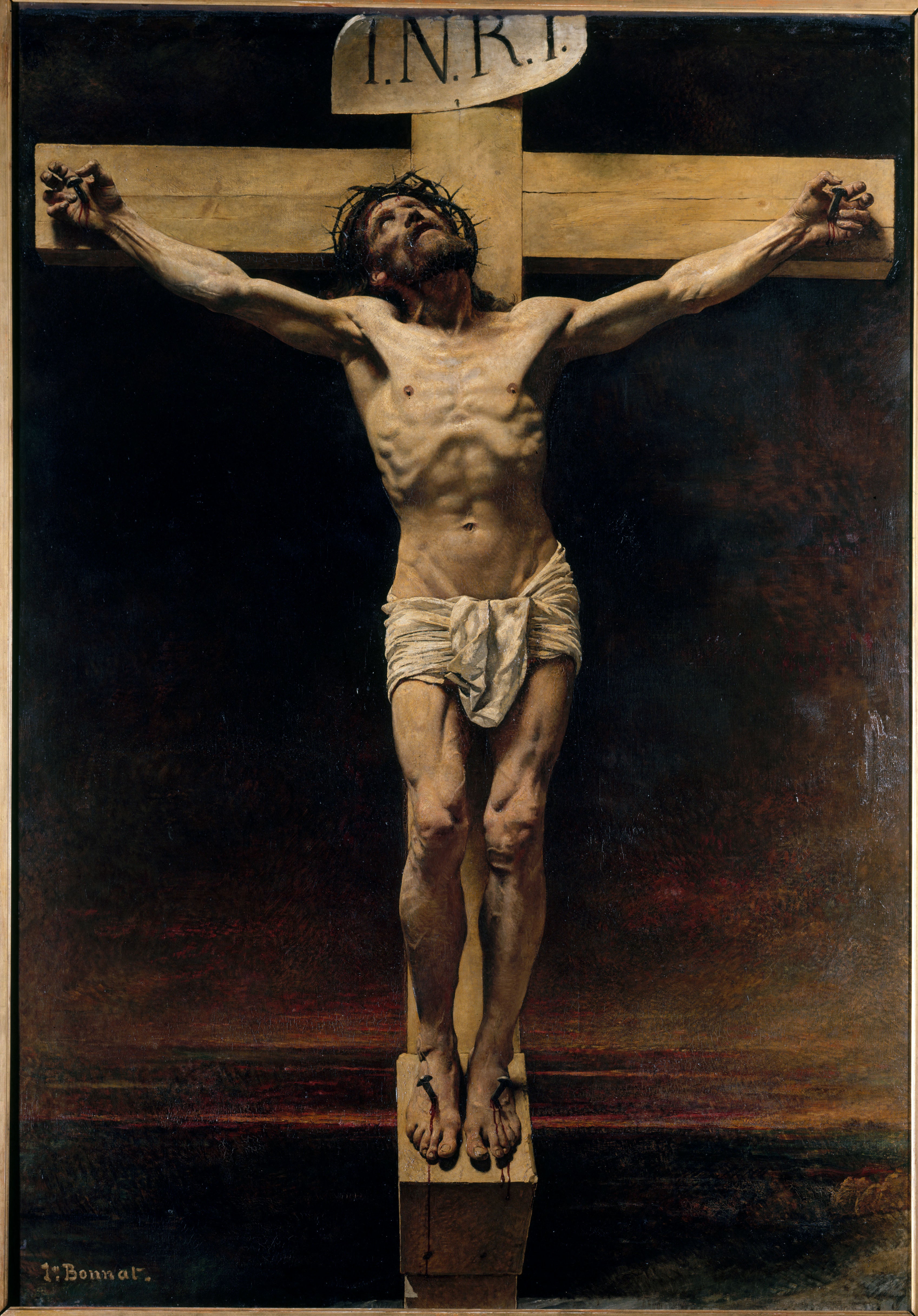 Le Christ en croix - Léon Bonnat