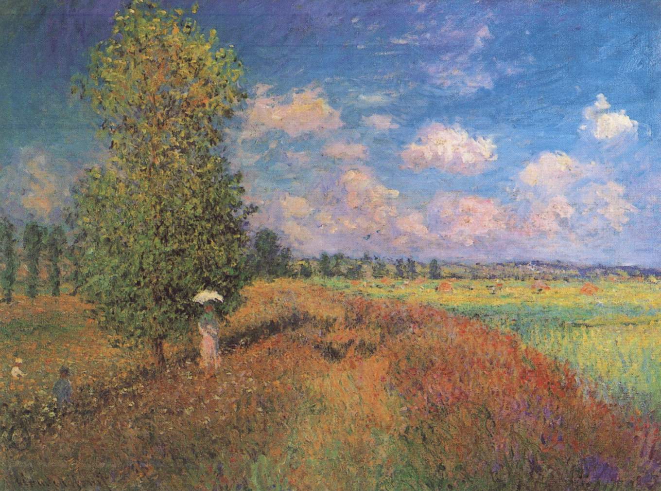 🌞 Summer – Field of Poppies – Claude Monet (circa 1875)