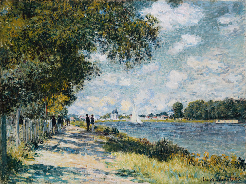 🌿 The Seine at Argenteuil – Claude Monet (circa 1874)