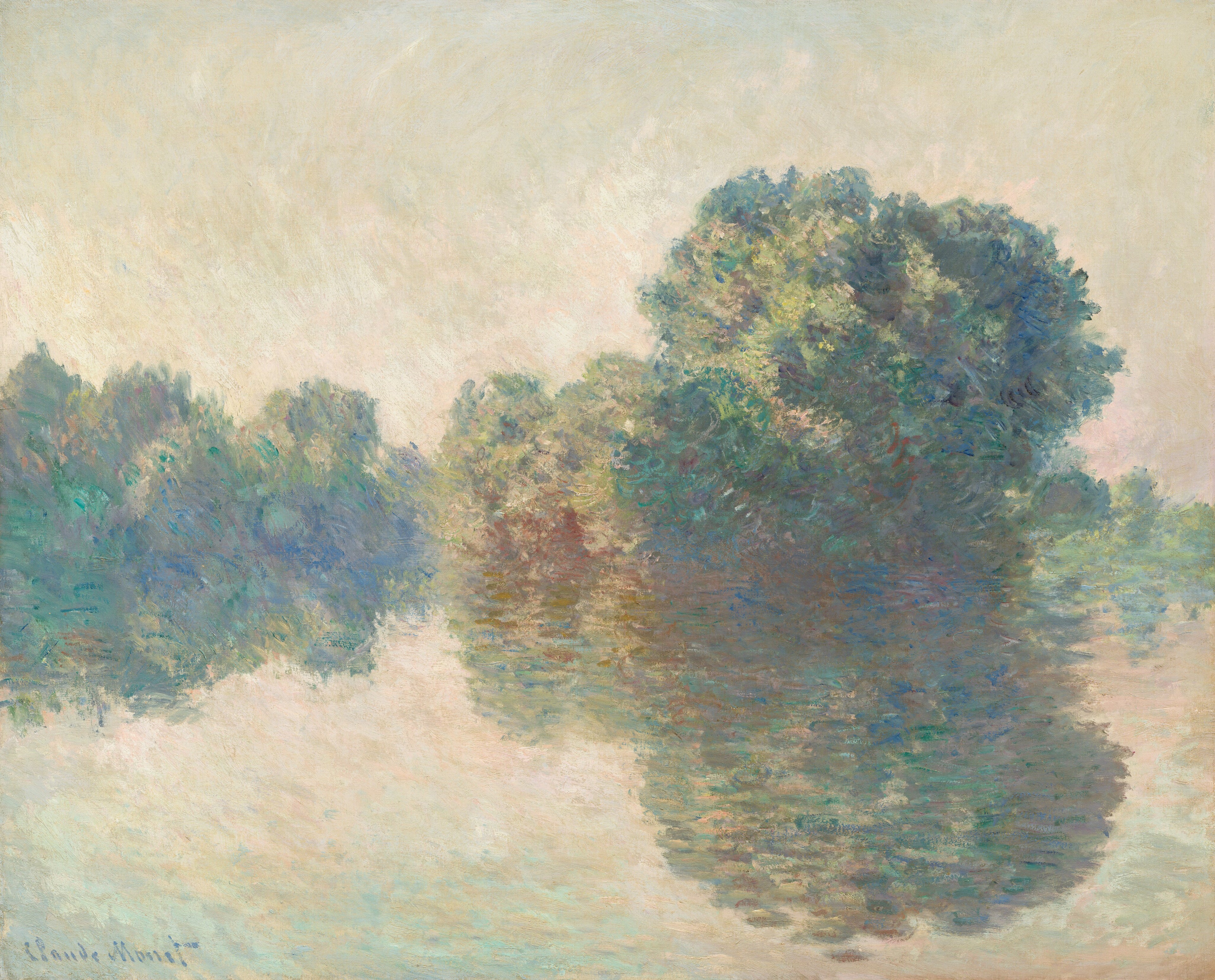 The Seine at Giverny - Claude Monet
