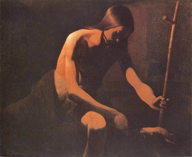 Saint John the Baptist in the Desert - Georges de La Tour