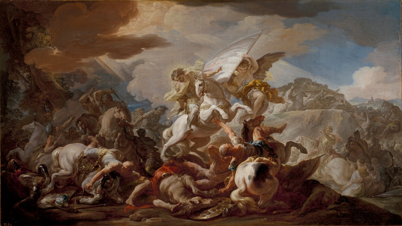Battle of Clavijo - Corrado Giaquinto