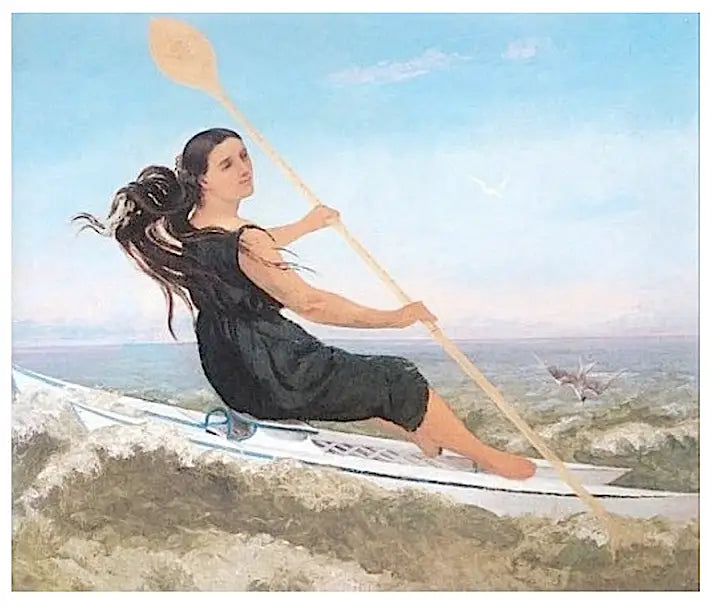 The Woman with the Podoscaphe - Gustave Courbet