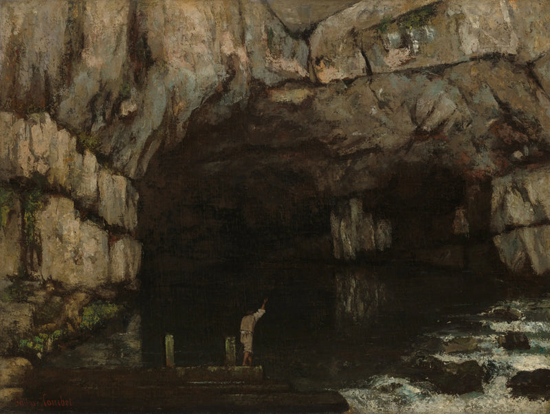 The Cave of the Loue - Gustave Courbet