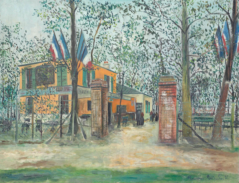 La Guingette à Montmagny (1916) - Maurice Utrillo