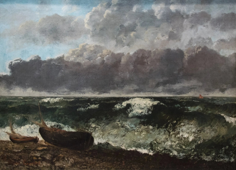 The Stormy Sea - Gustave Courbet