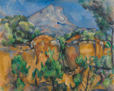 Reproduction du tableau « La Montagne Sainte-Victoire vue de Bibémus - Paul Cézanne » par Alpha Reproduction en peinture à l’huile