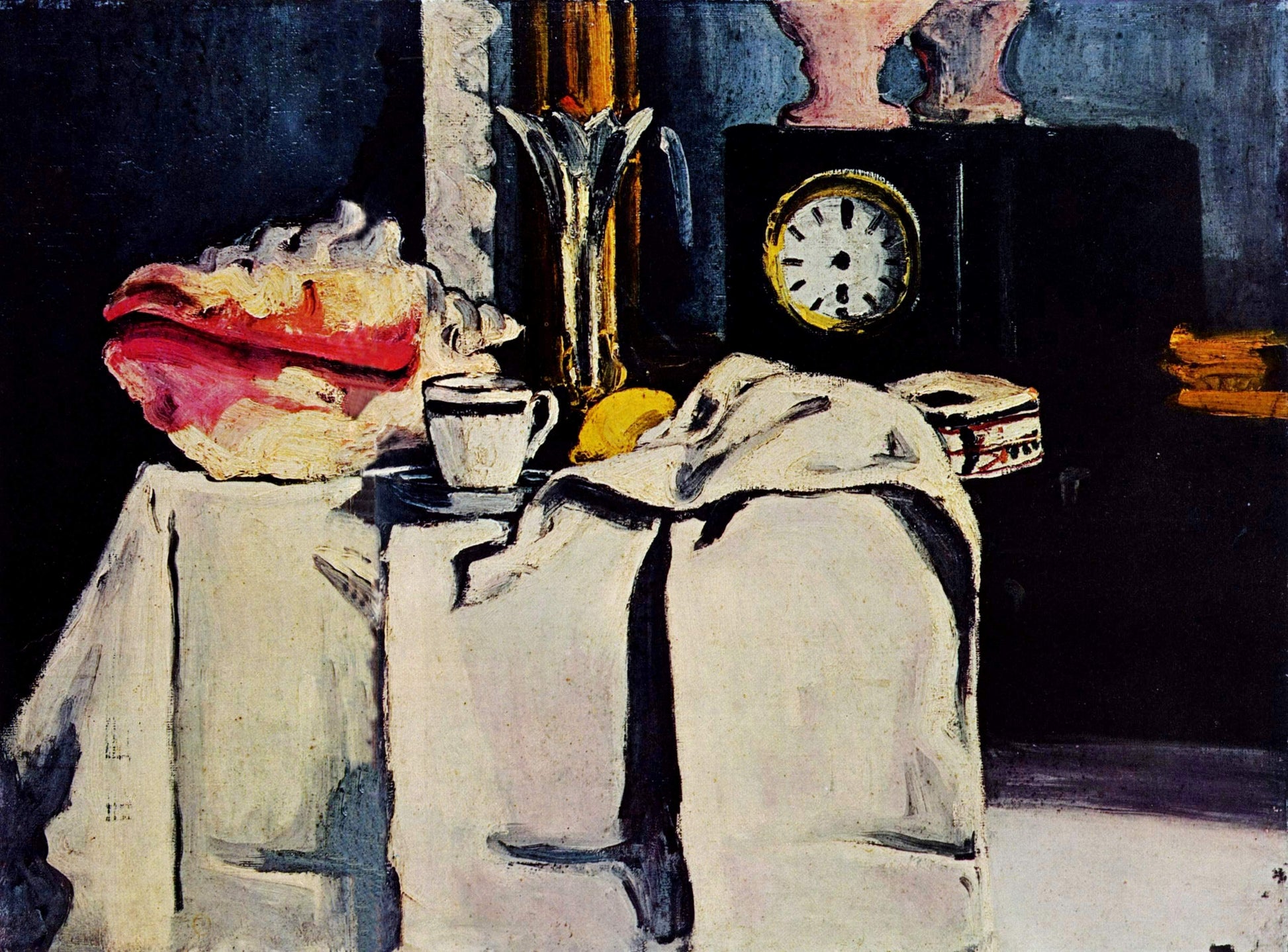 Reproduction du tableau « La Pendule noire - Paul Cézanne » par Alpha Reproduction en peinture à l’huile