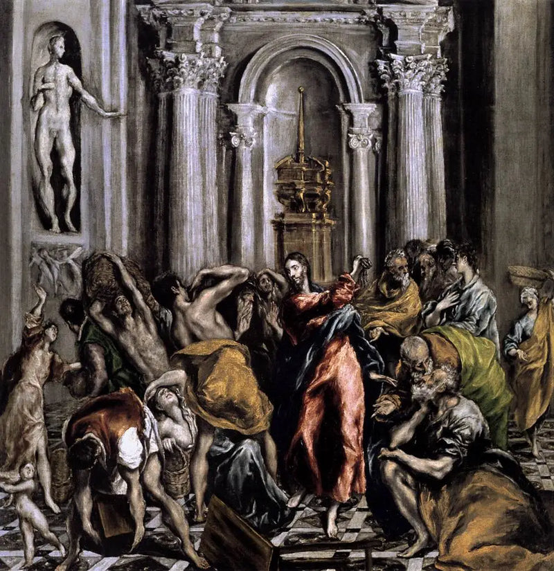 The Expulsion of the Merchants from the Temple - El Greco