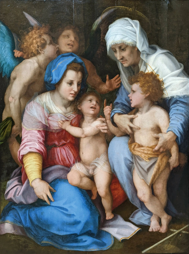 The Holy Family with Angels - Andrea del Sarto