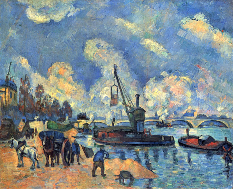 The Seine at the Austerlitz Quay - Paul Cézanne