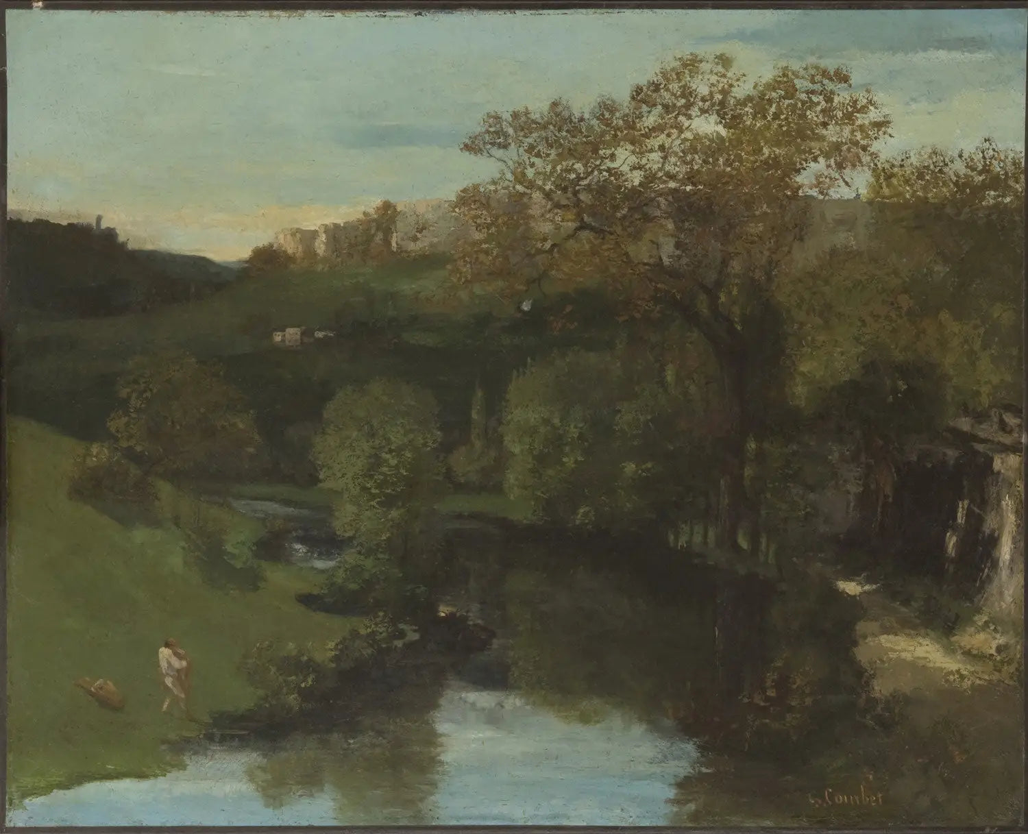 La Vallée - Gustave Courbet - Alpha Reproduction