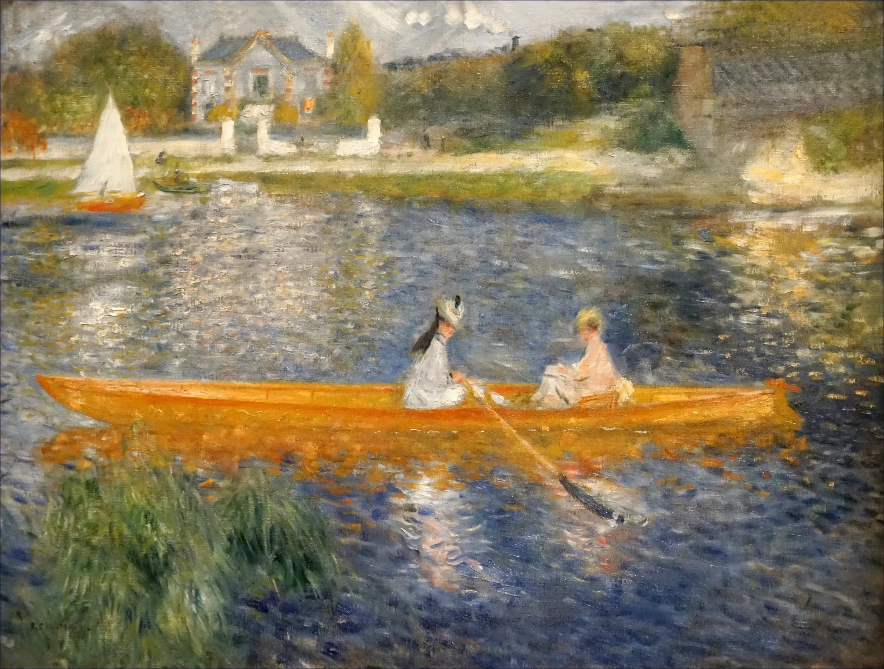 Reproduction du tableau « La Yole - Pierre-Auguste Renoir » par Alpha Reproduction en peinture à l’huile
