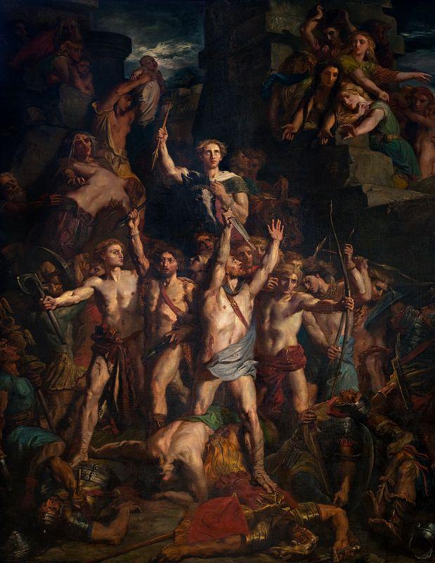 The Defense of Gaul by Vercingétorix - Théodore Chassériau
