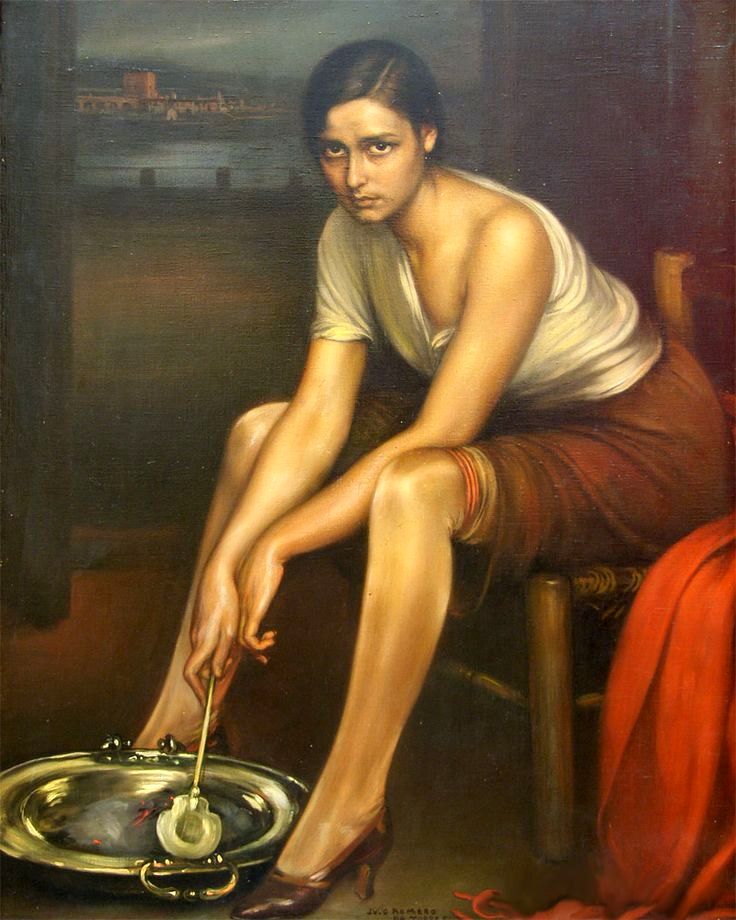 La Chiquita piconera - Julio Romero de Torres