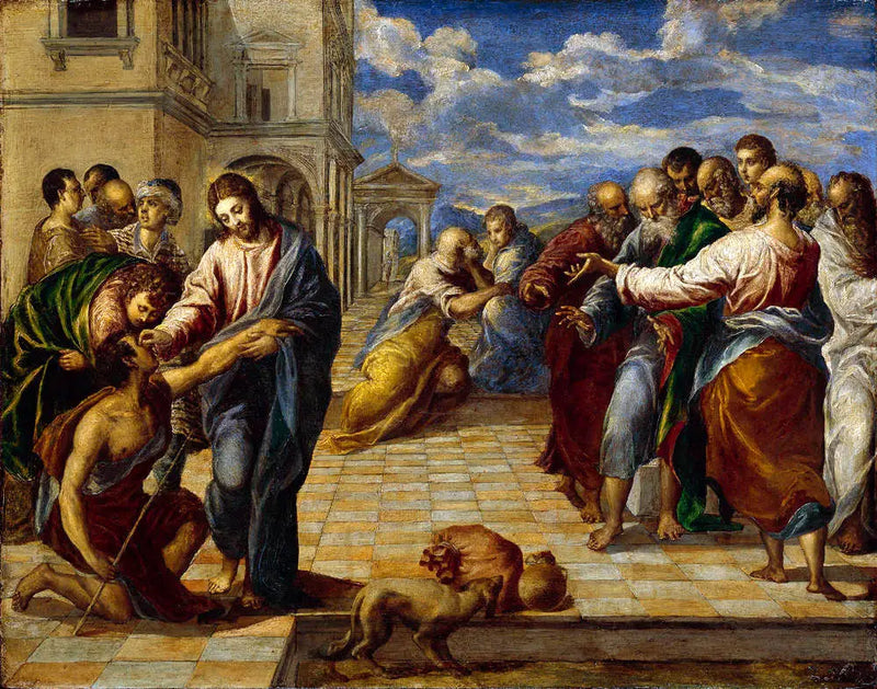 Christ Healing the Blind - El Greco