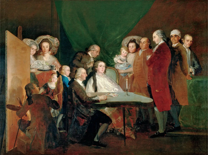 The Family of the Infant Don Louis of Bourbon - Francisco de Goya