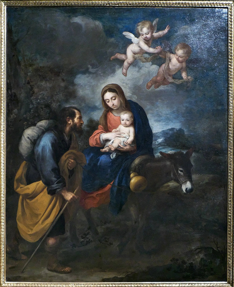 The Flight into Egypt - Bartolomé Esteban Murillo