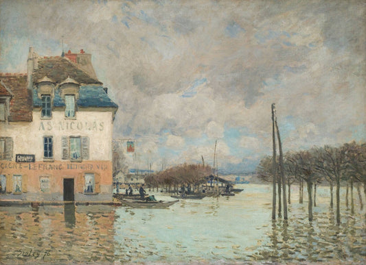 L'inondation à Port-Marly - Alfred Sisley
