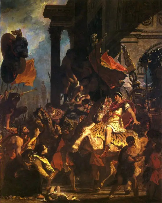 The Justice of Trajan - Eugène Delacroix