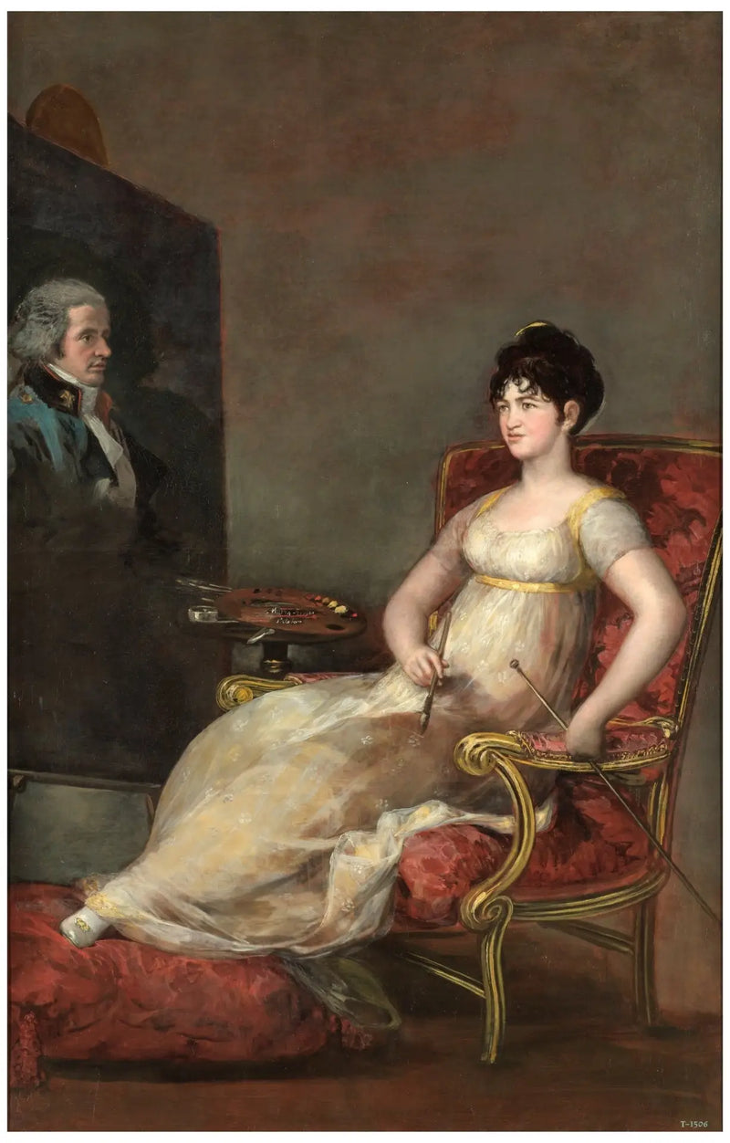 Portrait of the Marquise of Villafranca - Francisco de Goya