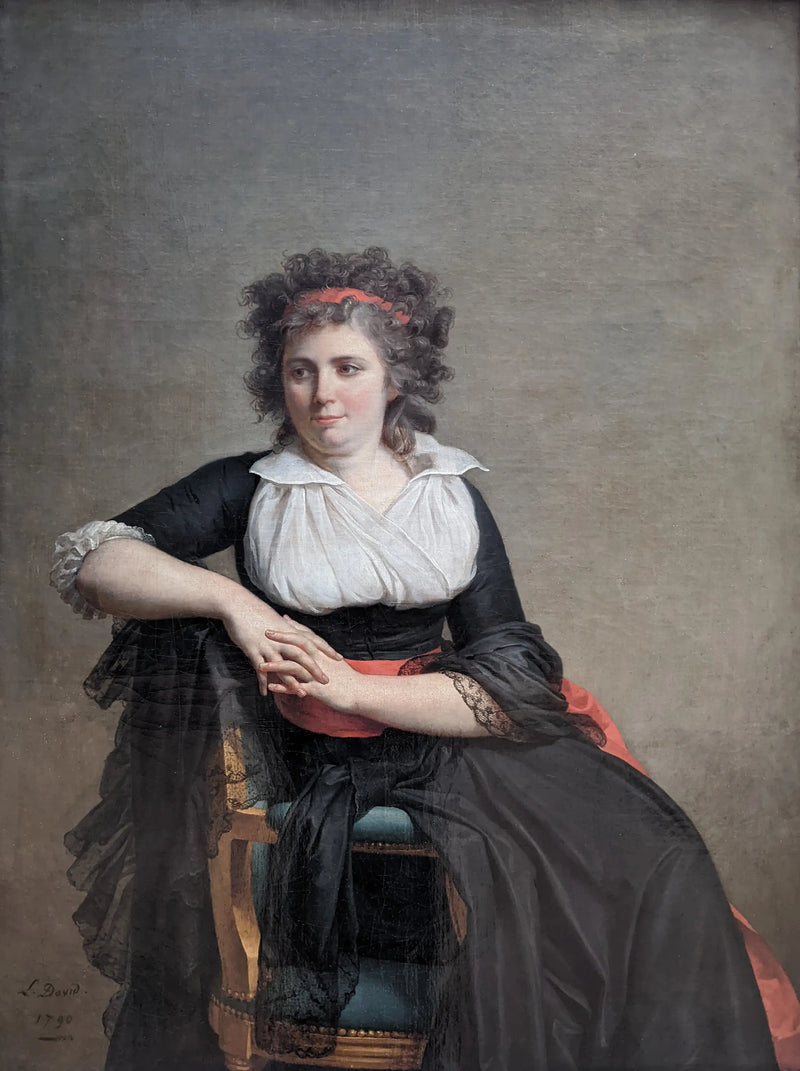 Portrait of the Marquise d'Orvilliers - Jacques-Louis David