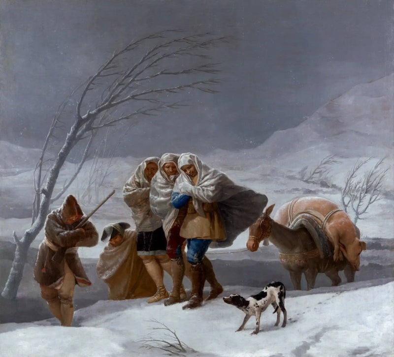 The Snow - Francisco de Goya