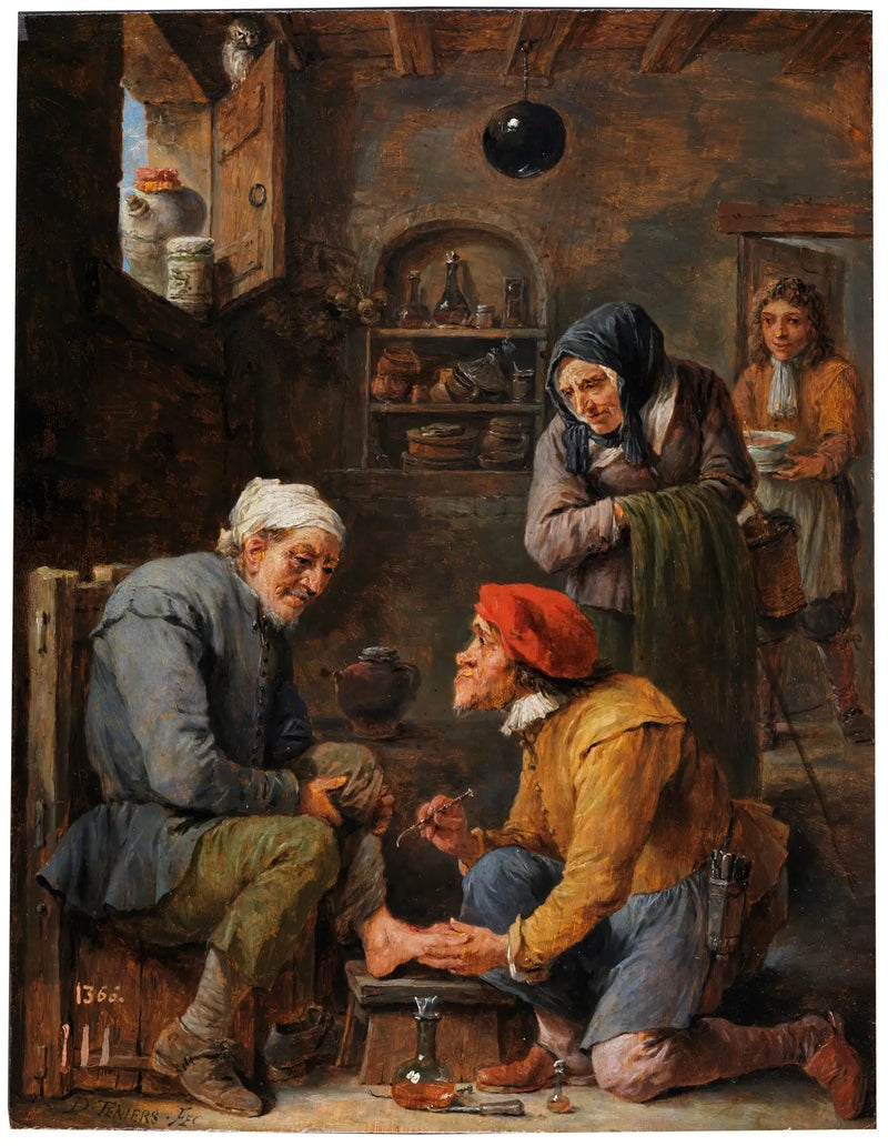 A surgical operation - David Teniers the Younger