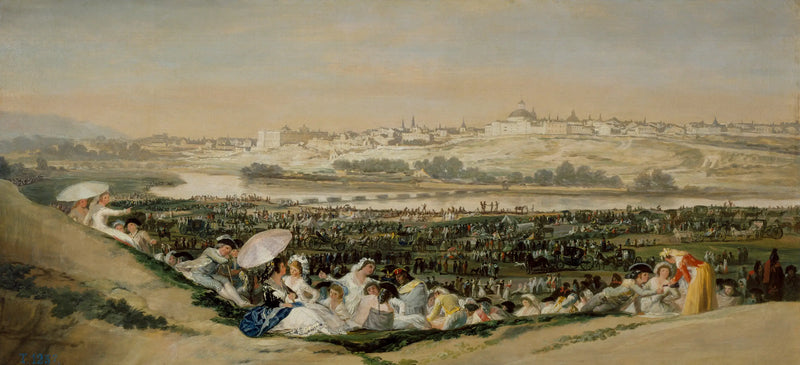 The Meadow of Saint Isidore - Francisco de Goya