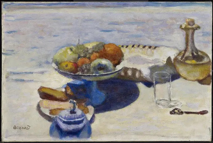 The Furnished Table - Pierre Bonnard