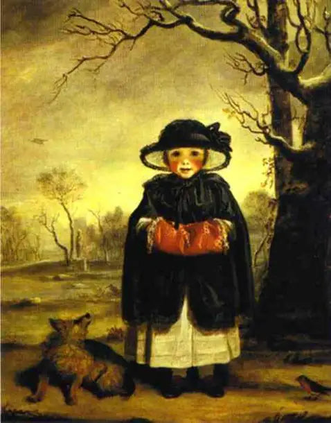 Lady Caroline Scott in the role of « Winter » - Joshua Reynolds