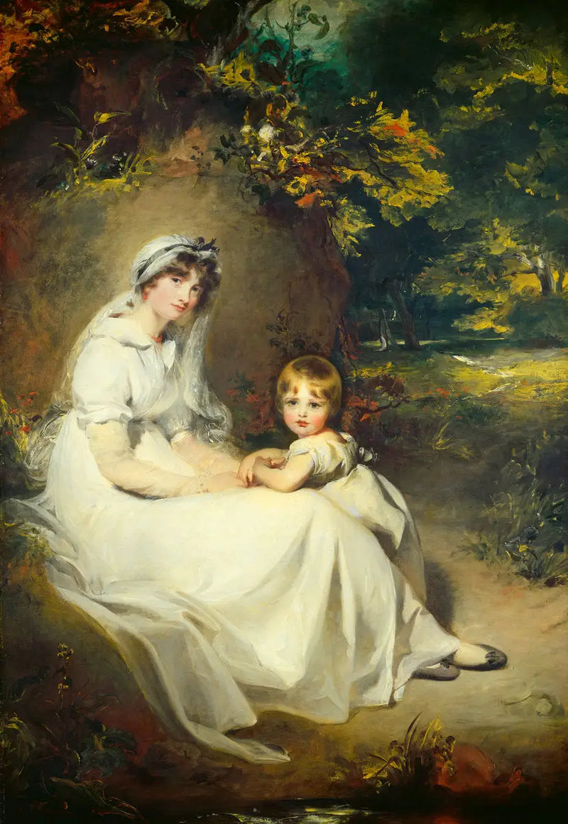 Lady Mary Templetown and her eldest son - Thomas Lawrence
