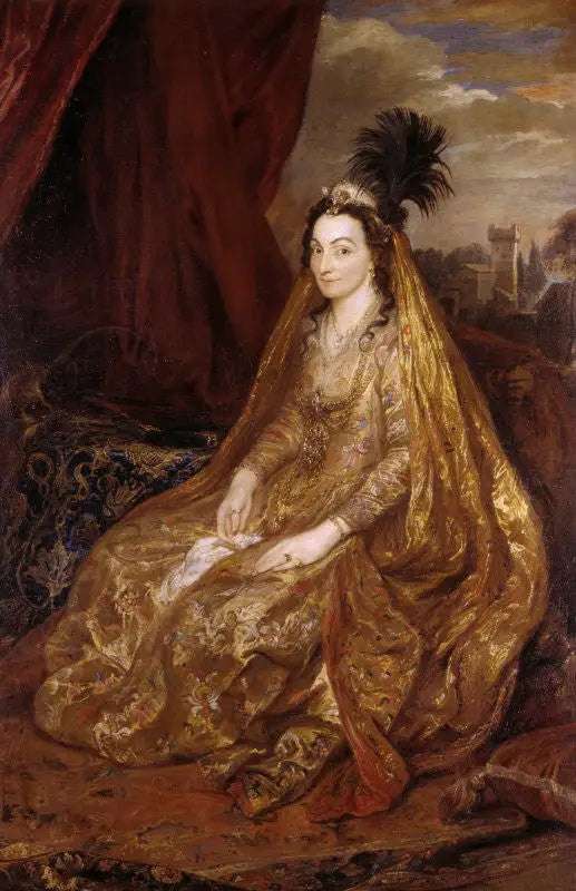 Portrait of Lady Theresa Shirley - Antoine van Dyck