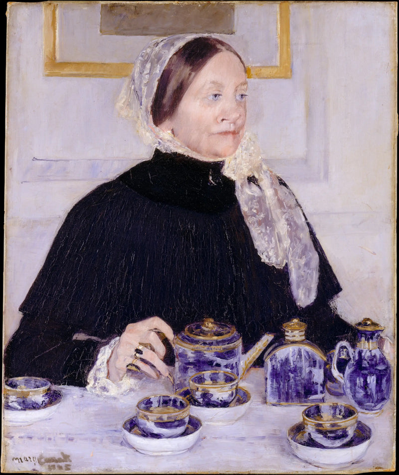 Woman at Her Tea Table - Mary Cassatt