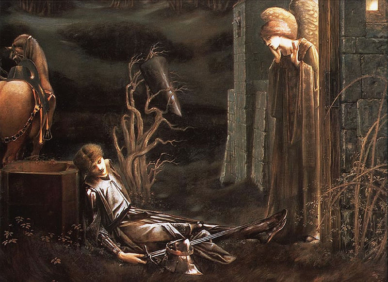 Lancelot Chapel of the Holy Grail - Edward Burne-Jones