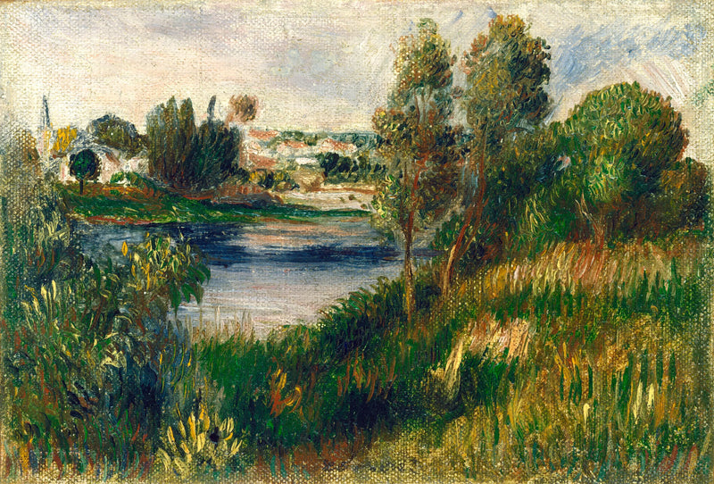Landscape at Vétheuil - Pierre-Auguste Renoir