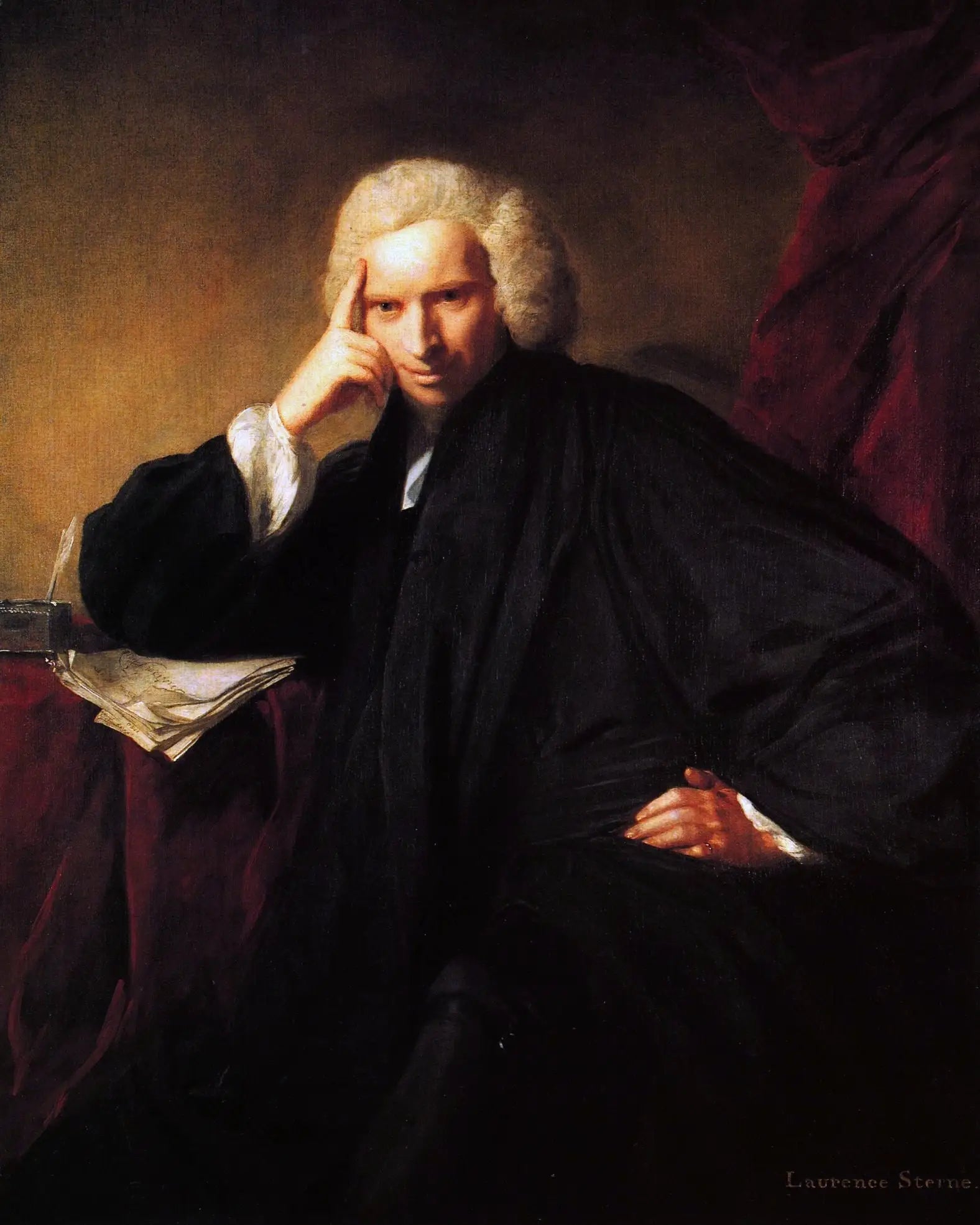 Laurence Sterne - Joshua Reynolds - Alpha Reproduction