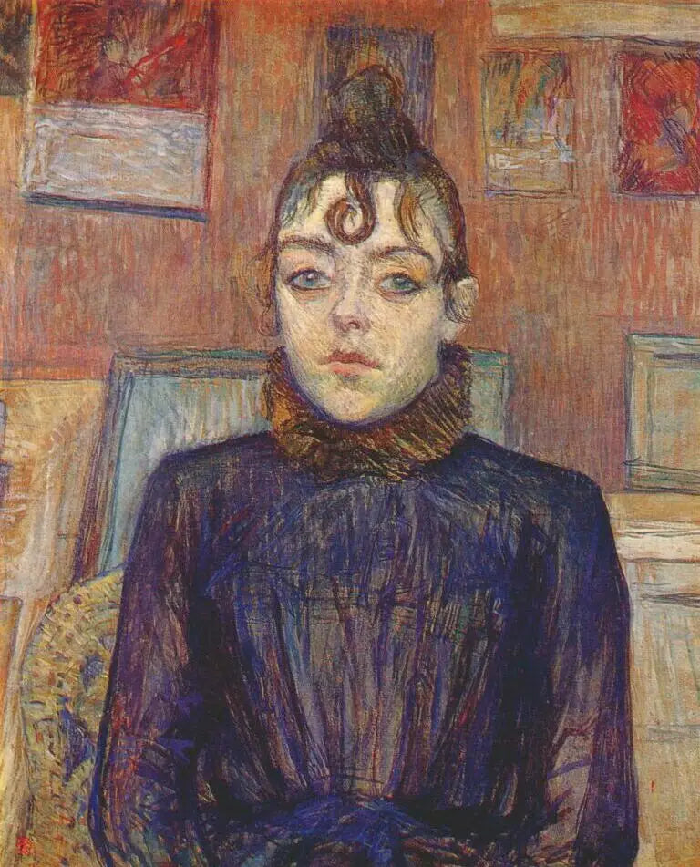 Girl with Lovelock - Henri de Toulouse-Lautrec