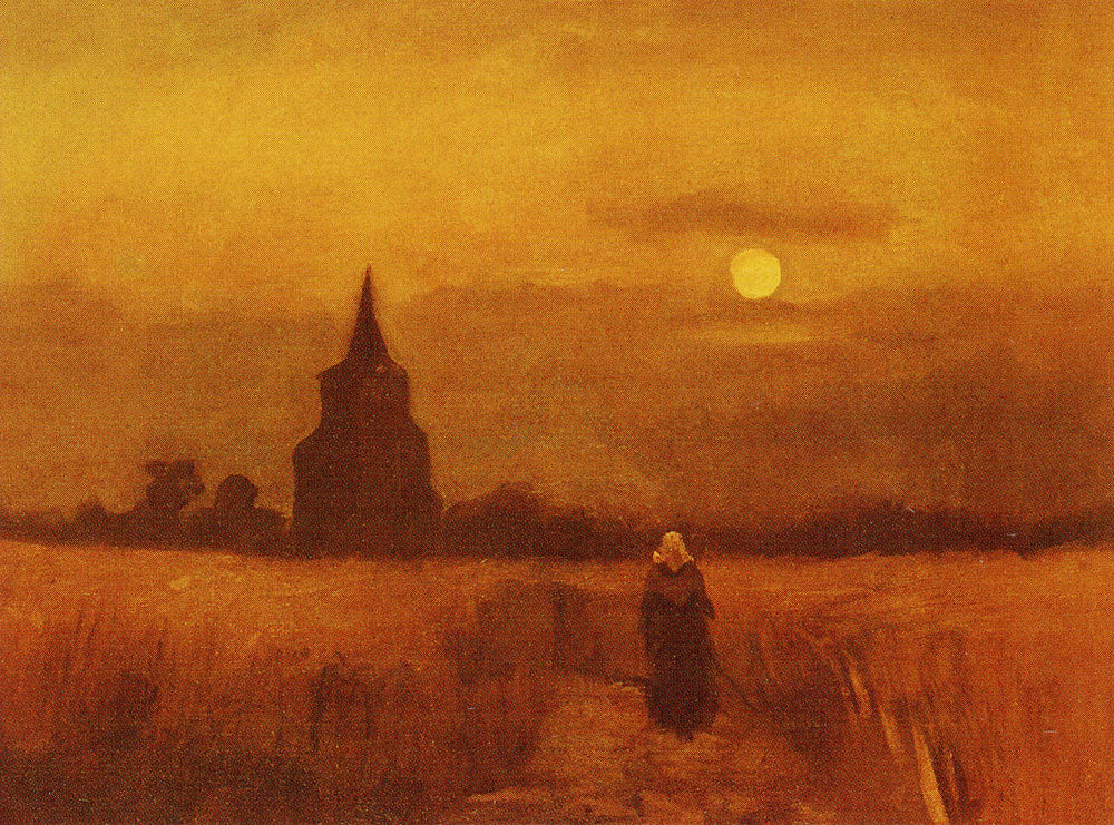 The Old Cemetery Tower in Nuenen - Van Gogh