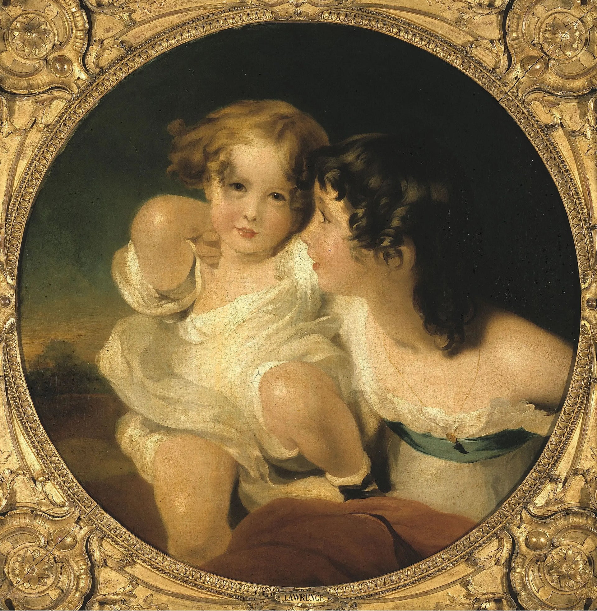 Portrait d'Emily et Laura-Anne Calmady - Thomas Lawrence image 1 tableau peint à l’huile sur toile